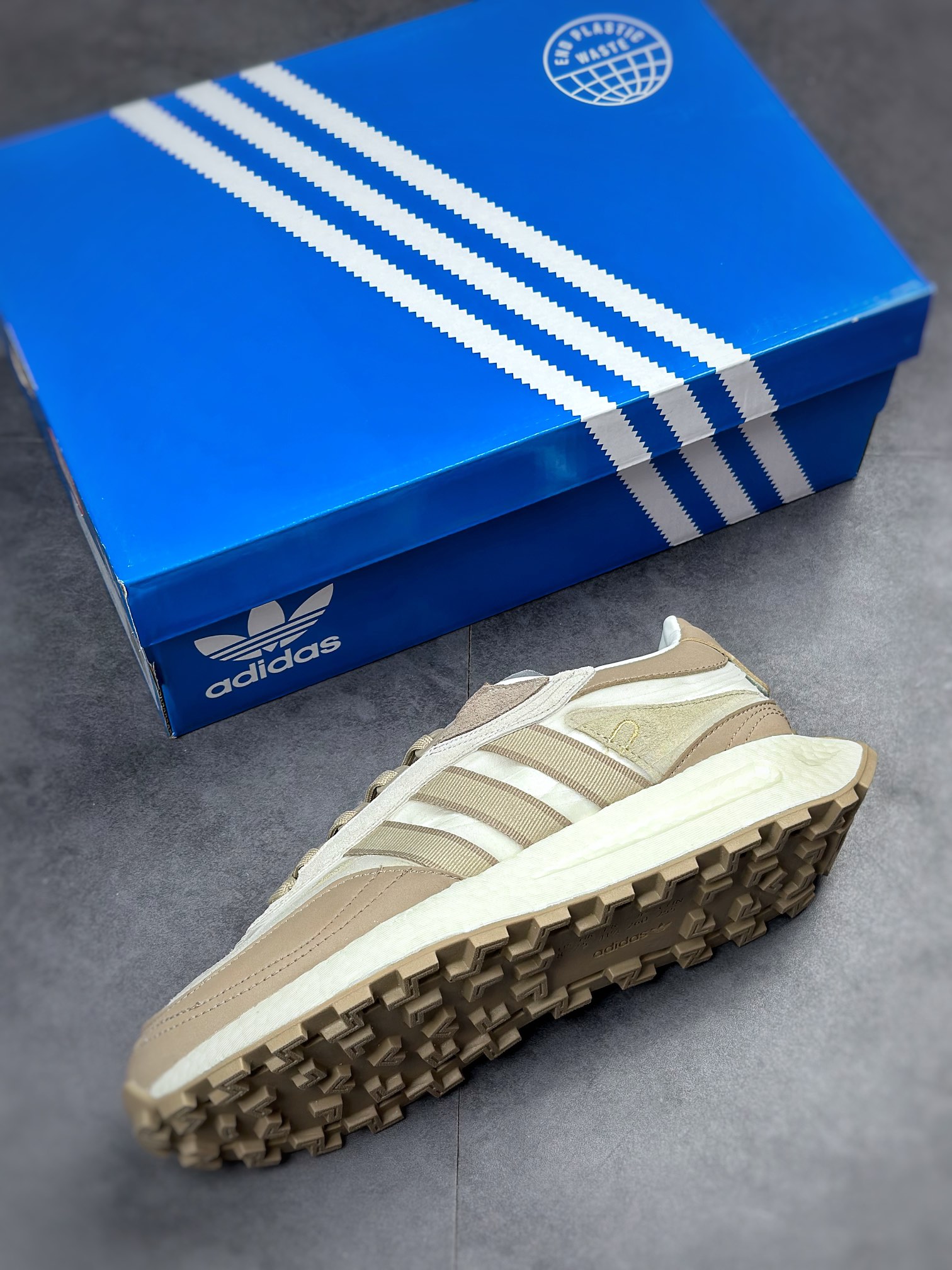 adidas Racing E5 Boost Prototype speed light retro series HQ3657