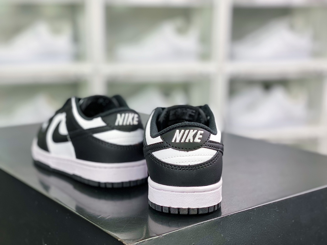 140 SB Dunk Low Retro”White/Black”扣篮系列低帮滑板板鞋“皮革黑白熊猫”CW1588-100