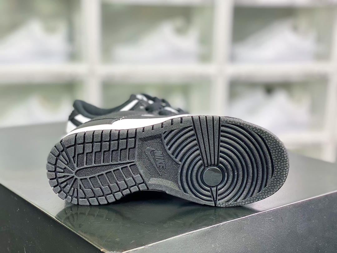 140 SB Dunk Low Retro”White/Black”扣篮系列低帮滑板板鞋“皮革黑白熊猫”CW1588-100