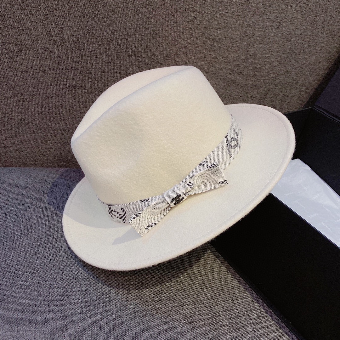 Chanel AAAAA
 Hats Straw Hat Replica 1:1
 Black Maroon Red White Wool Fall/Winter Collection
