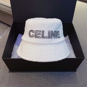 Celine Hats Bucket Hat Lambswool Fashion
