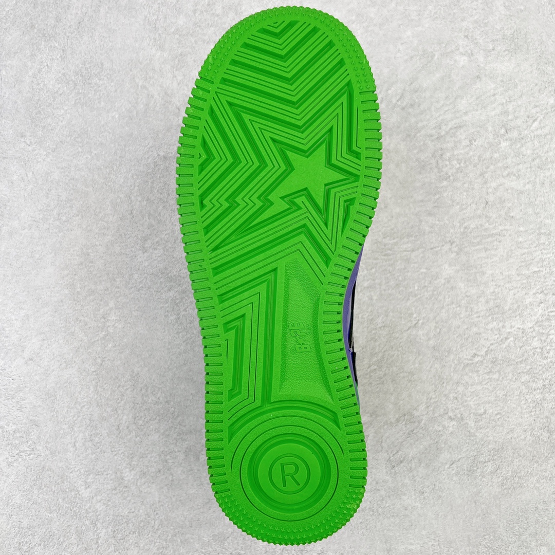 图片[9]-＃C版纯原 Marvel x Bape Sta To Low 猿人头经典低帮运动休闲板鞋 漫威超级英雄联名 钢铁侠、美队、绿巨人、黑寡妇、雷神、浣熊 全套原纸板楦头开发 确保原汁原味 市场最完美低趴版型 一比一鞋头弧度高度鞋身弧度 外贸平台指定订单 匠心打造 开发时长超过半年 独家私模磨具冲刀加持 原厂特供皮料光泽色卡零偏差 内里均采用市场最好的超软原厂填充棉 原数据进口机台高频印压LOGO 最高QC检验标准 控制溢胶瑕疵 深浅定位均保持zp一致 中底嵌入Ortholite缓震材质 全套原包装 包含猿人logo 定制防尘袋 尺码：36 36.5 37 38 38.5 40 40.5 41 42 42.5 43 44 44.5 45 46-选品中心