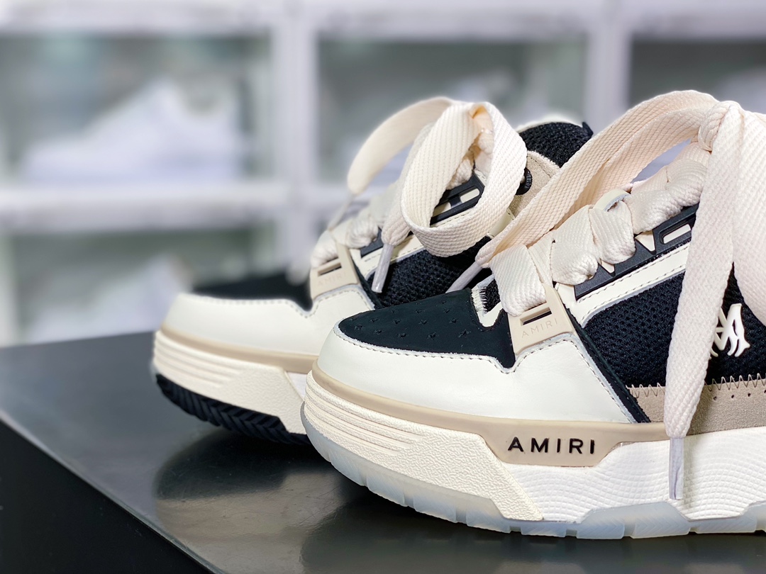 Emile/Amiri Stadium Low-Top Sneakers Sports Series Low Help Increase Thick Bottom 0400016250757