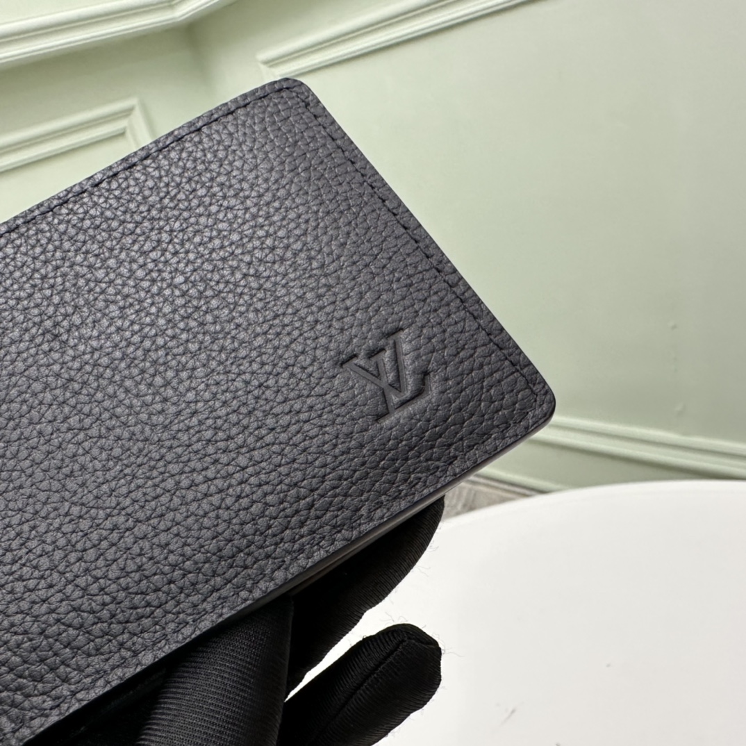 Louis Vuitton M58189 Black Aerogram Leather Standard everyday
