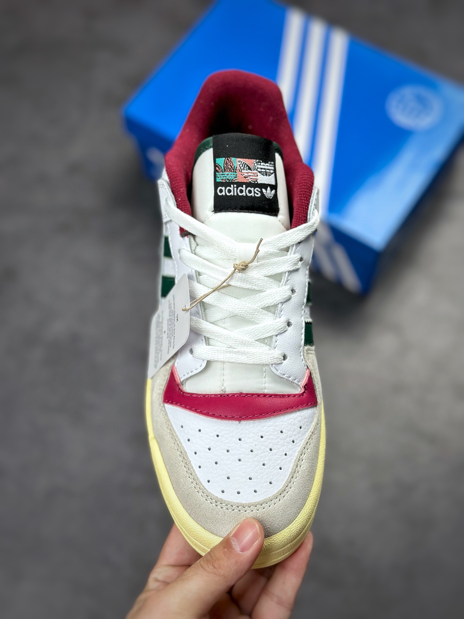 Overseas channel version original box original label Adidas Forum 84 Low clover low state HQ6874