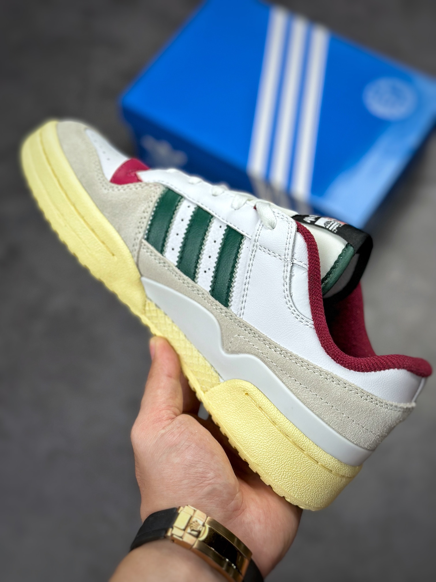 Overseas channel version original box original label Adidas Forum 84 Low clover low state HQ6874