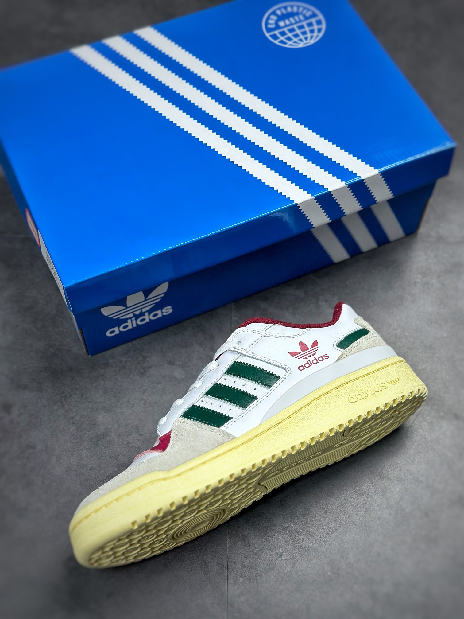 Overseas channel version original box original label Adidas Forum 84 Low clover low state HQ6874