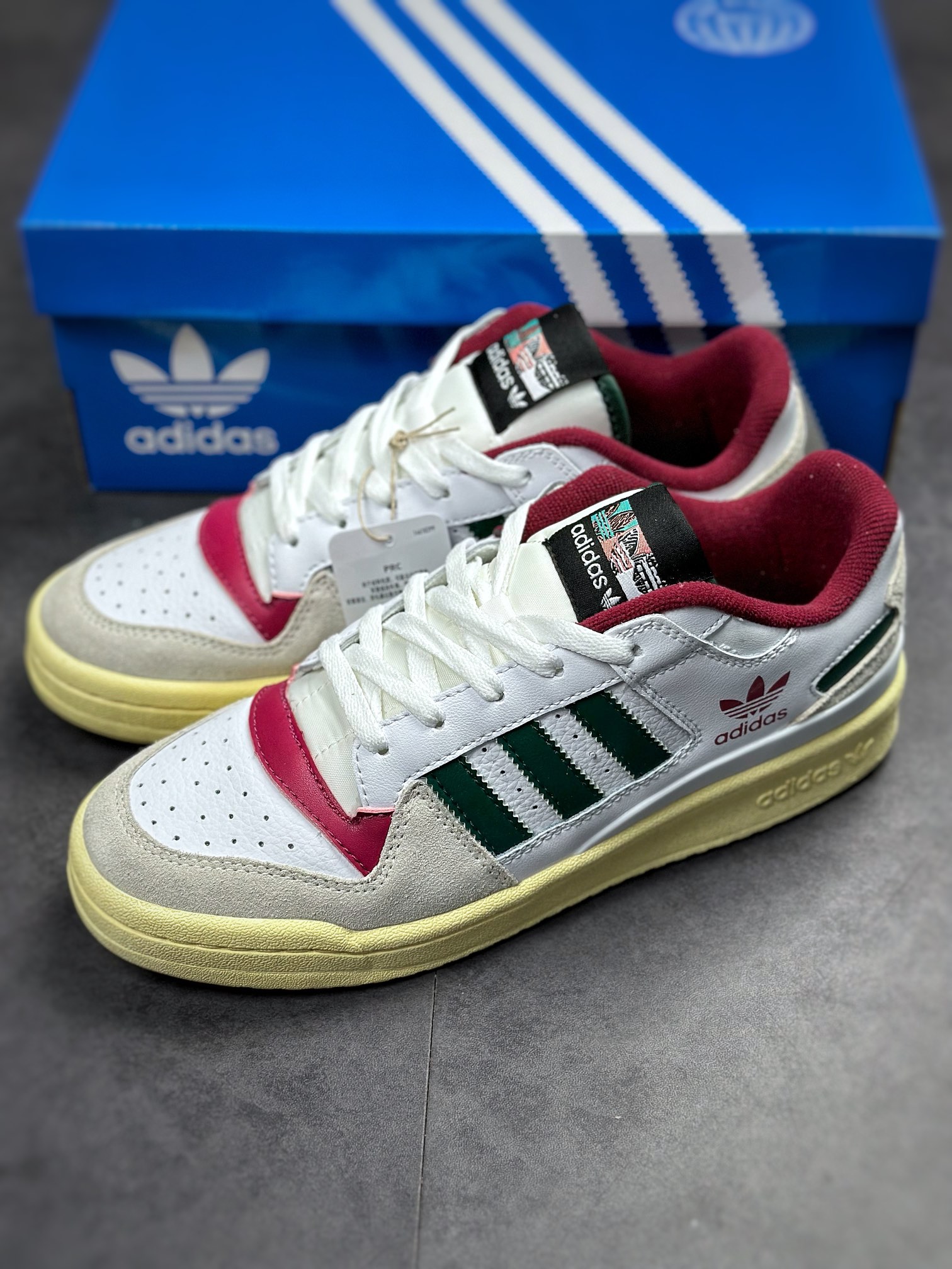 Overseas channel version original box original label Adidas Forum 84 Low clover low state HQ6874