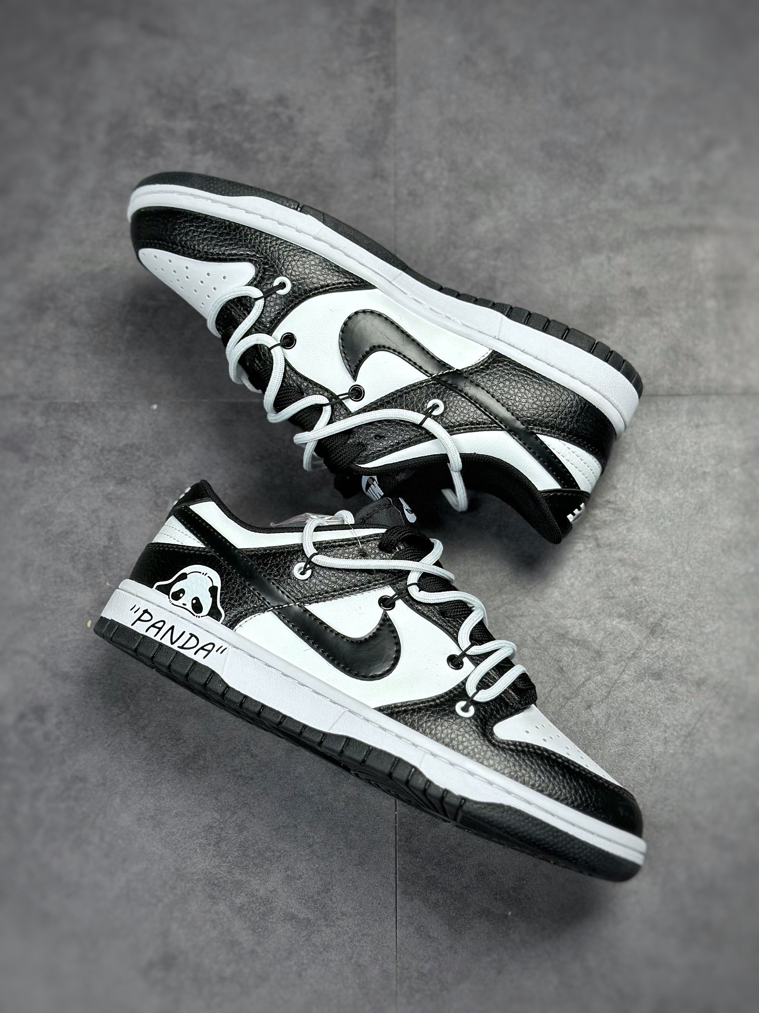 190 NIKE SB Dunk Low 黑白熊猫绑带DD1391-100