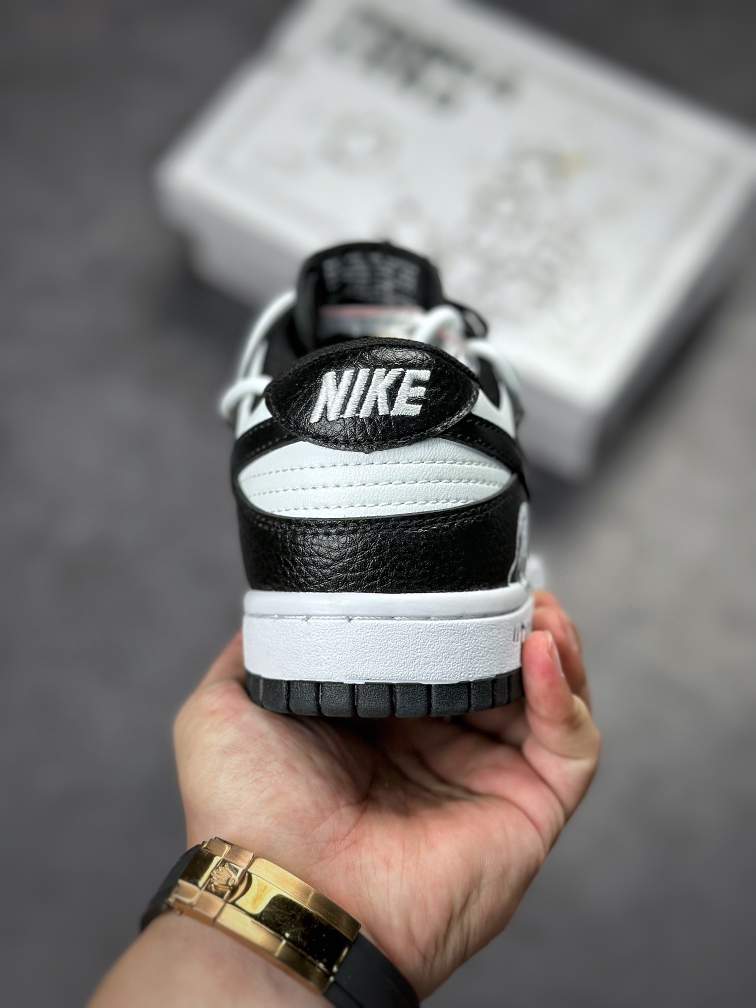 190 NIKE SB Dunk Low 黑白熊猫绑带DD1391-100
