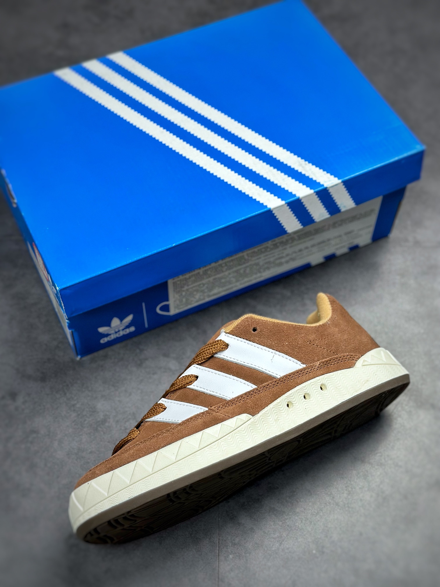 Adidas Adimatic Series Mocha Brown Retro Classic Shark Bread Shoes GY6533