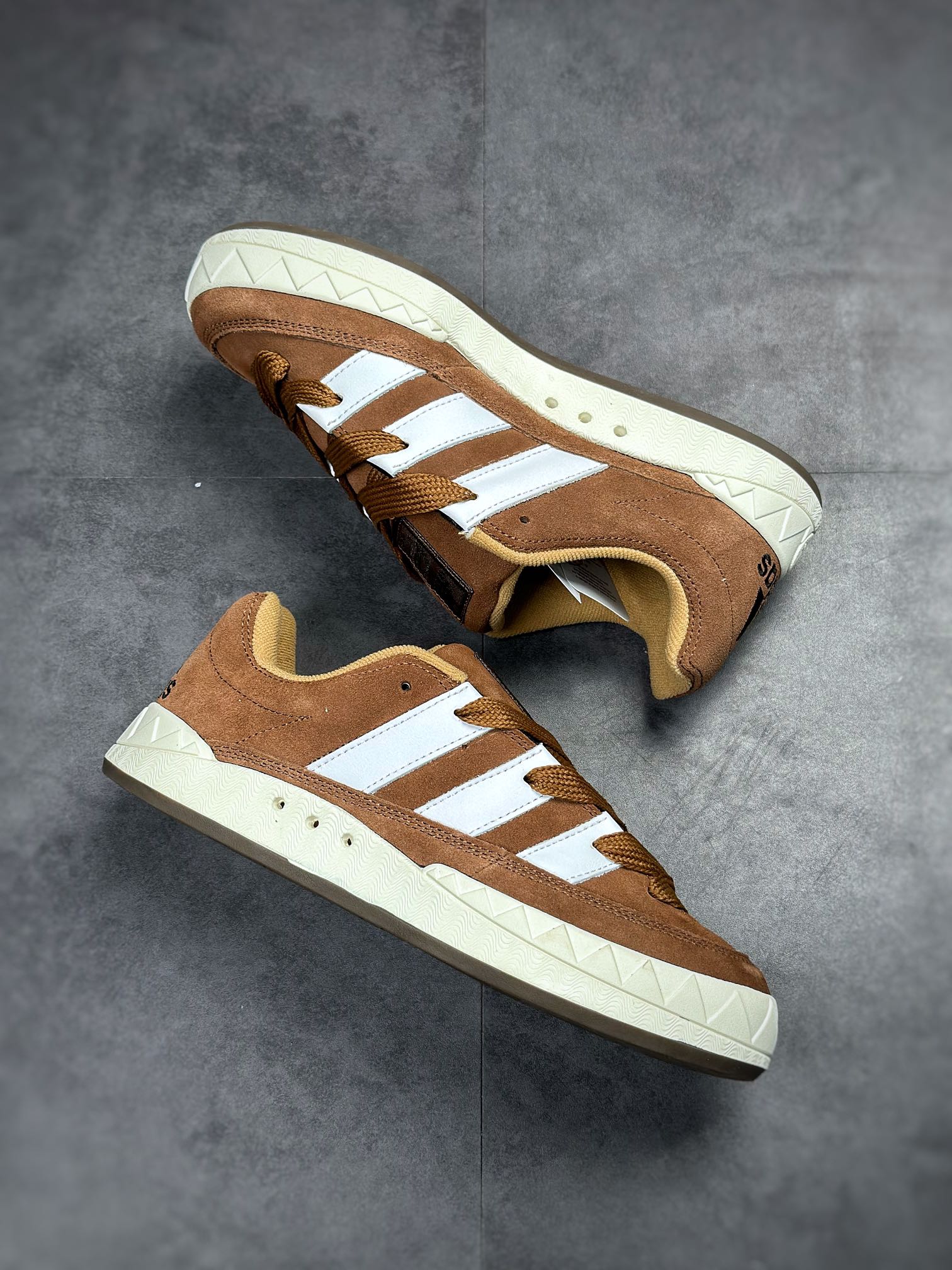 Adidas Adimatic Series Mocha Brown Retro Classic Shark Bread Shoes GY6533