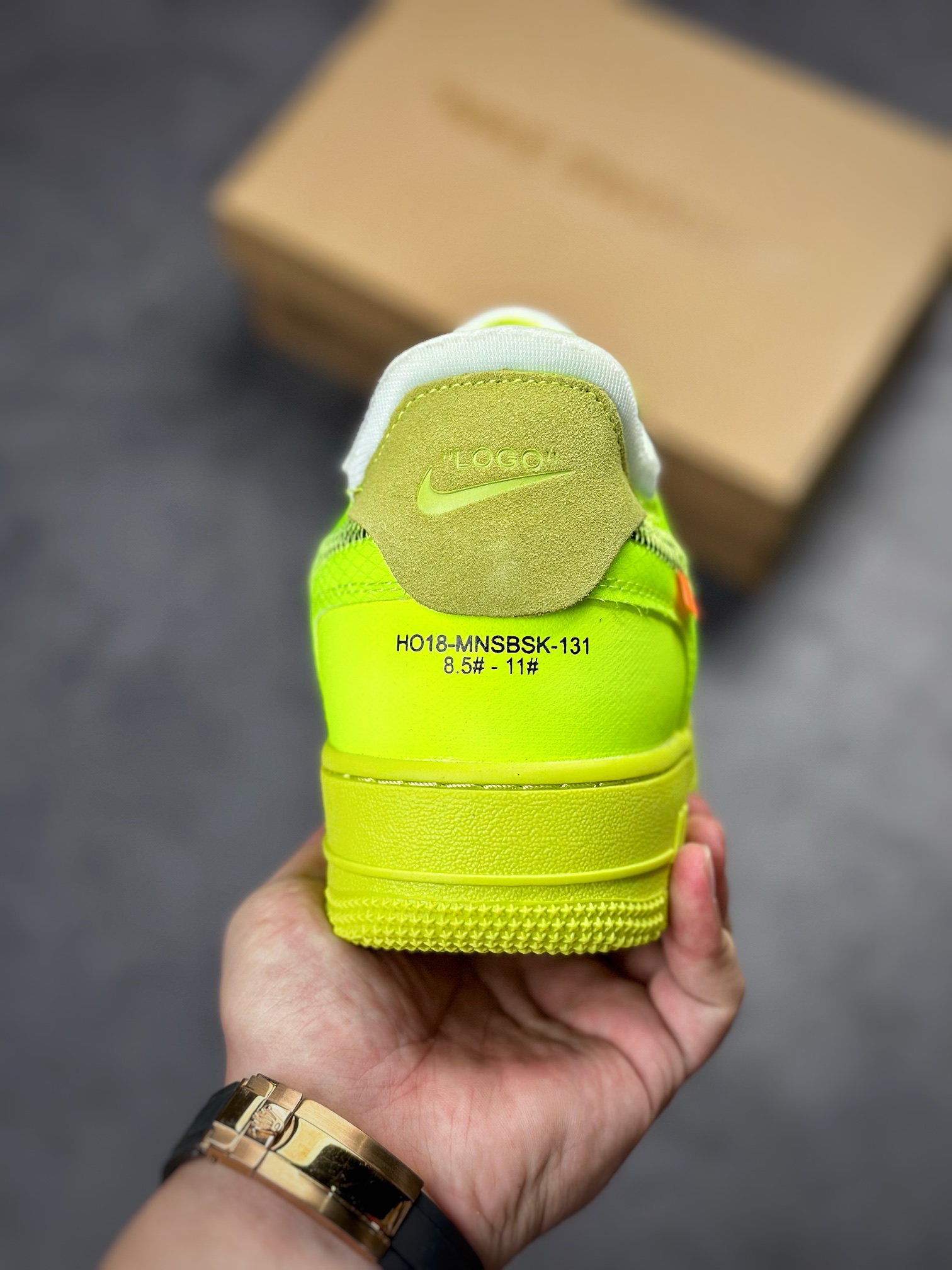 270 OFF-WHITE x Air Force 1 Low OW空军联名款荧光绿 AO4606-700