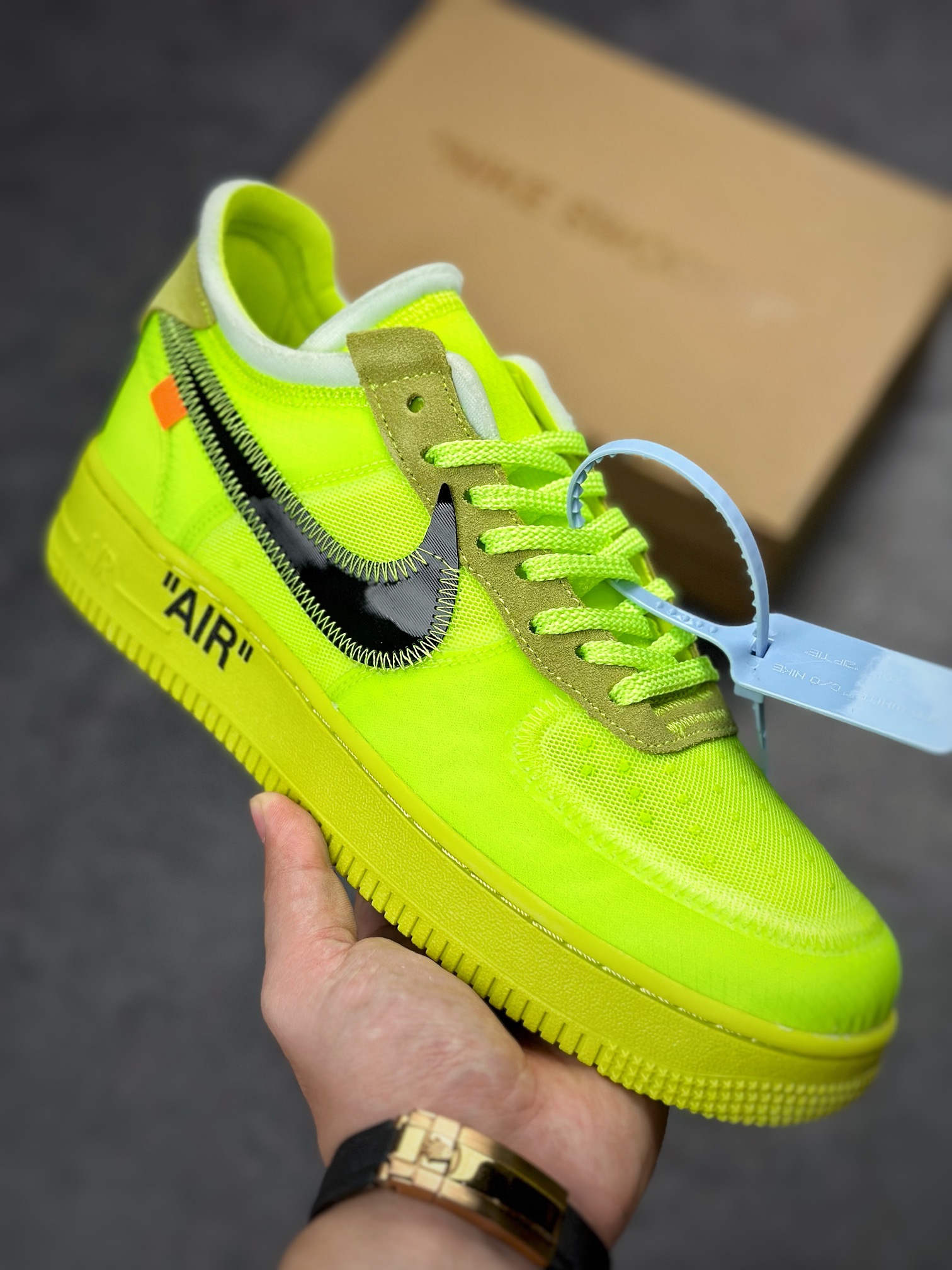 270 OFF-WHITE x Air Force 1 Low OW空军联名款荧光绿 AO4606-700