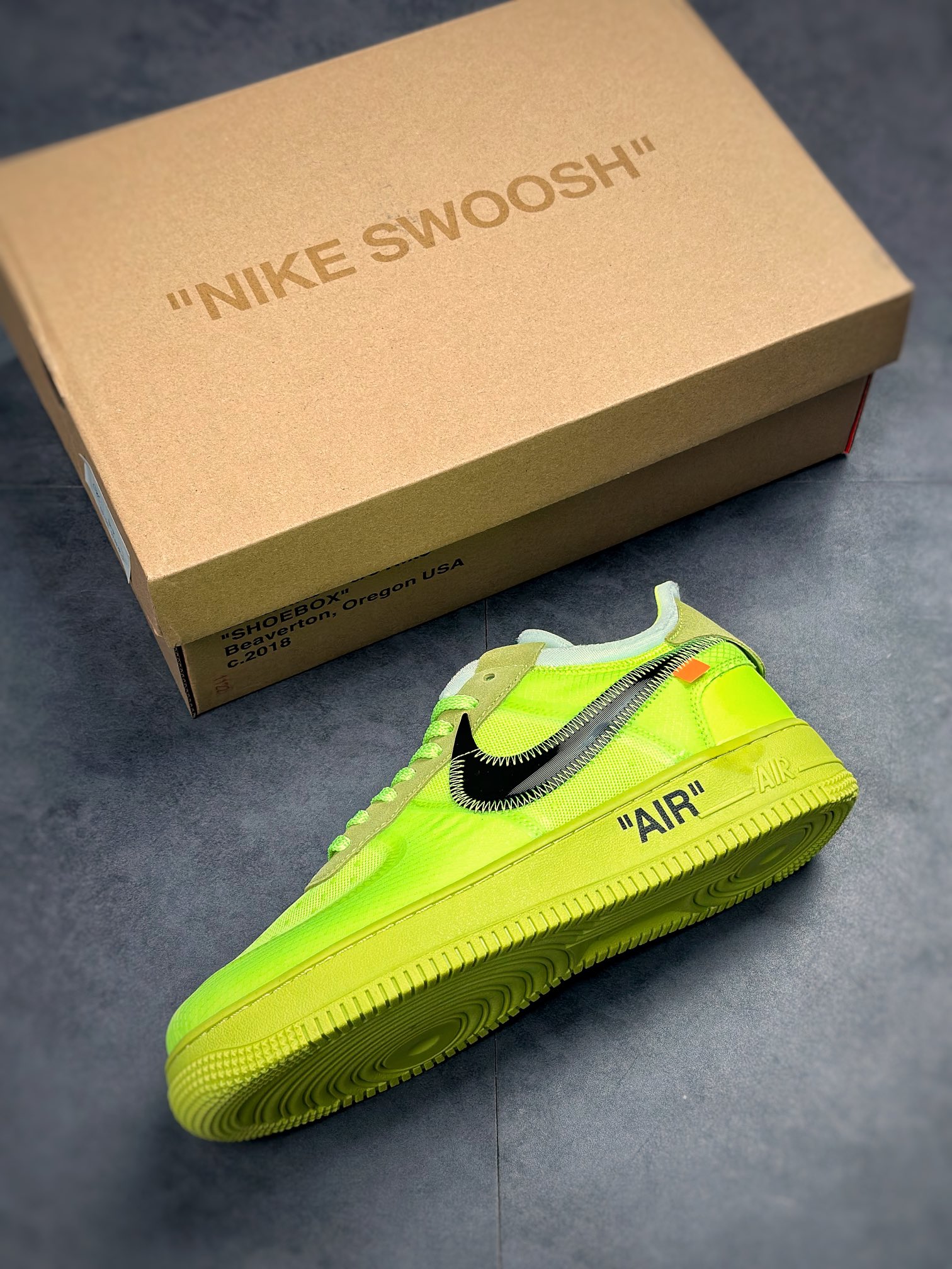 270 OFF-WHITE x Air Force 1 Low OW空军联名款荧光绿 AO4606-700