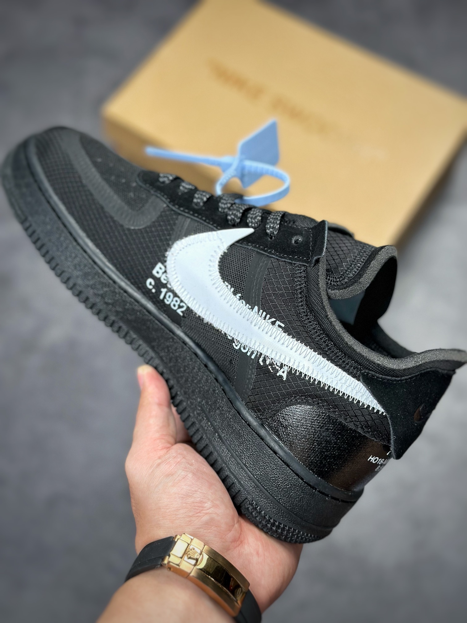 270 OFF-WHITE x Air Force 1 Low OW空军联名款黑白 AO4606-001