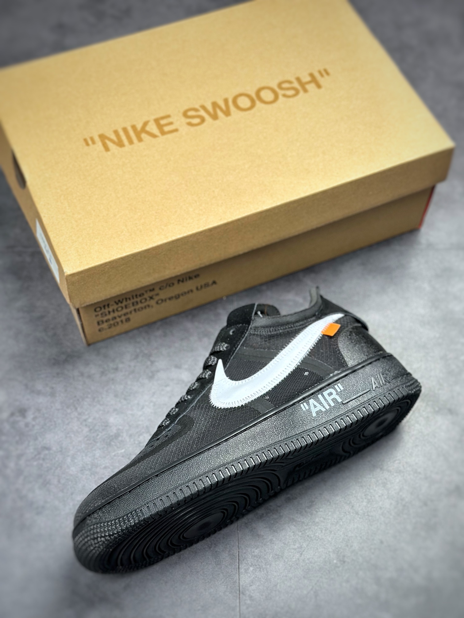 270 OFF-WHITE x Air Force 1 Low OW空军联名款黑白 AO4606-001