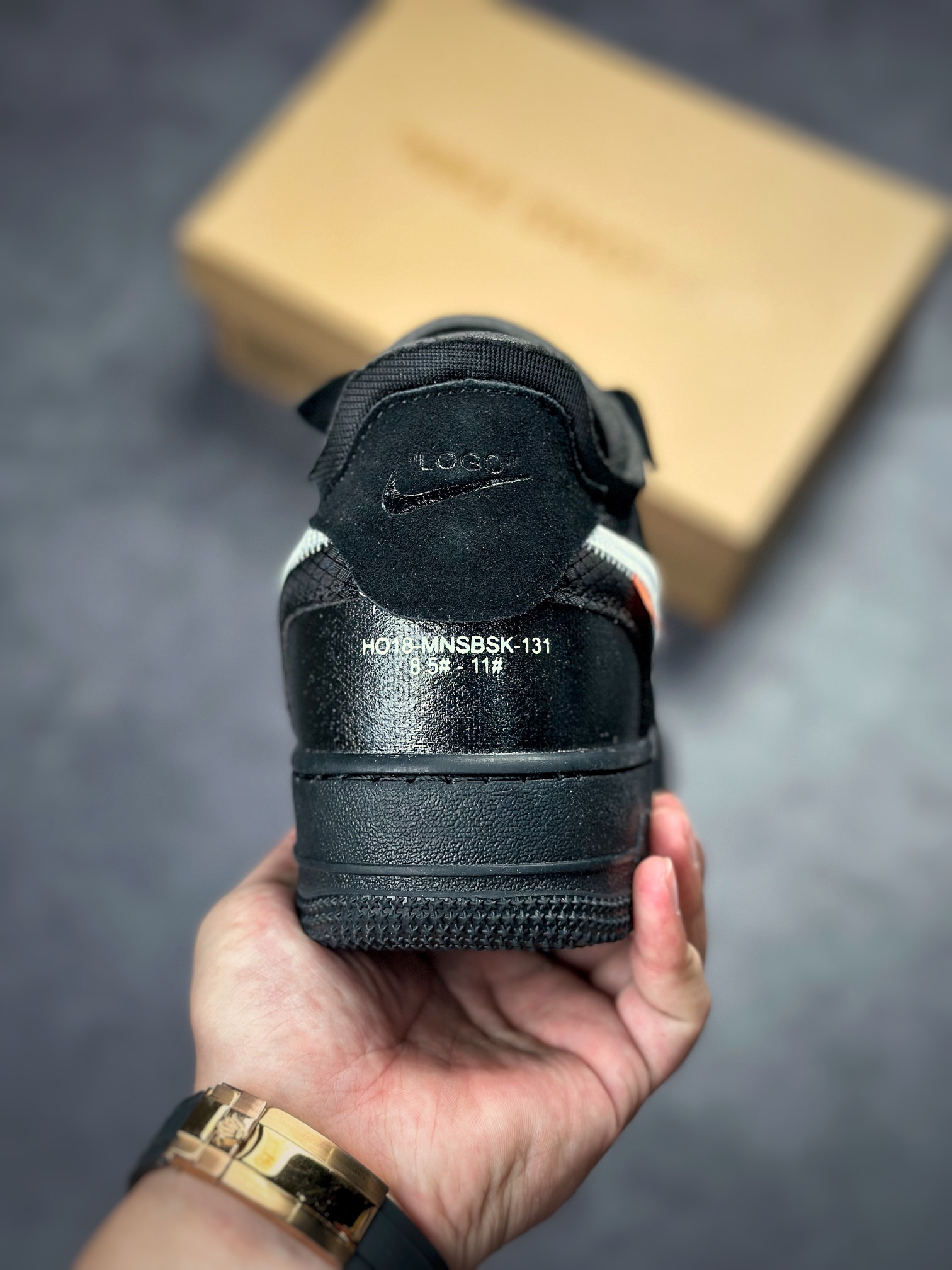 270 OFF-WHITE x Air Force 1 Low OW空军联名款黑白 AO4606-001