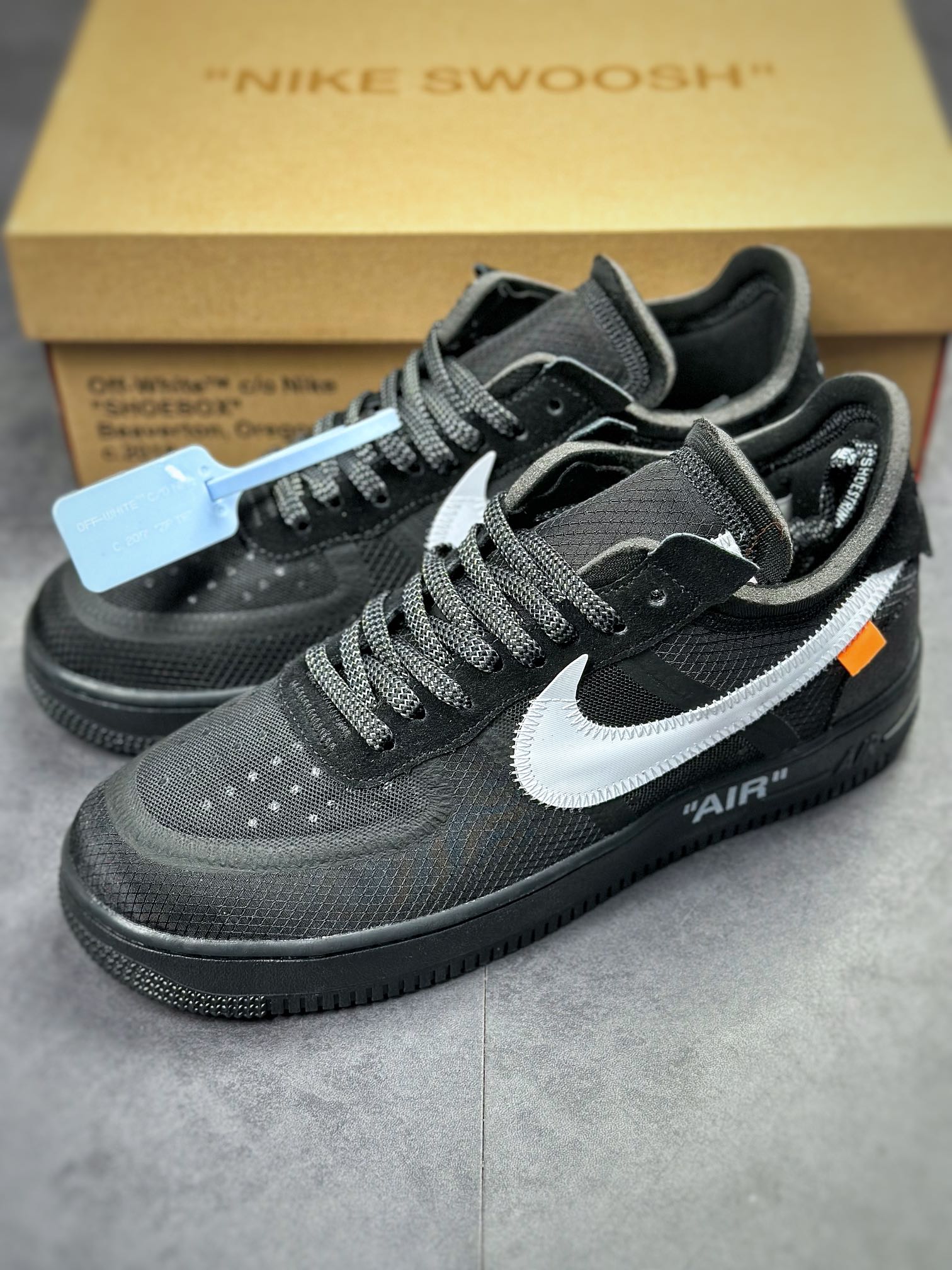 270 OFF-WHITE x Air Force 1 Low OW空军联名款黑白 AO4606-001