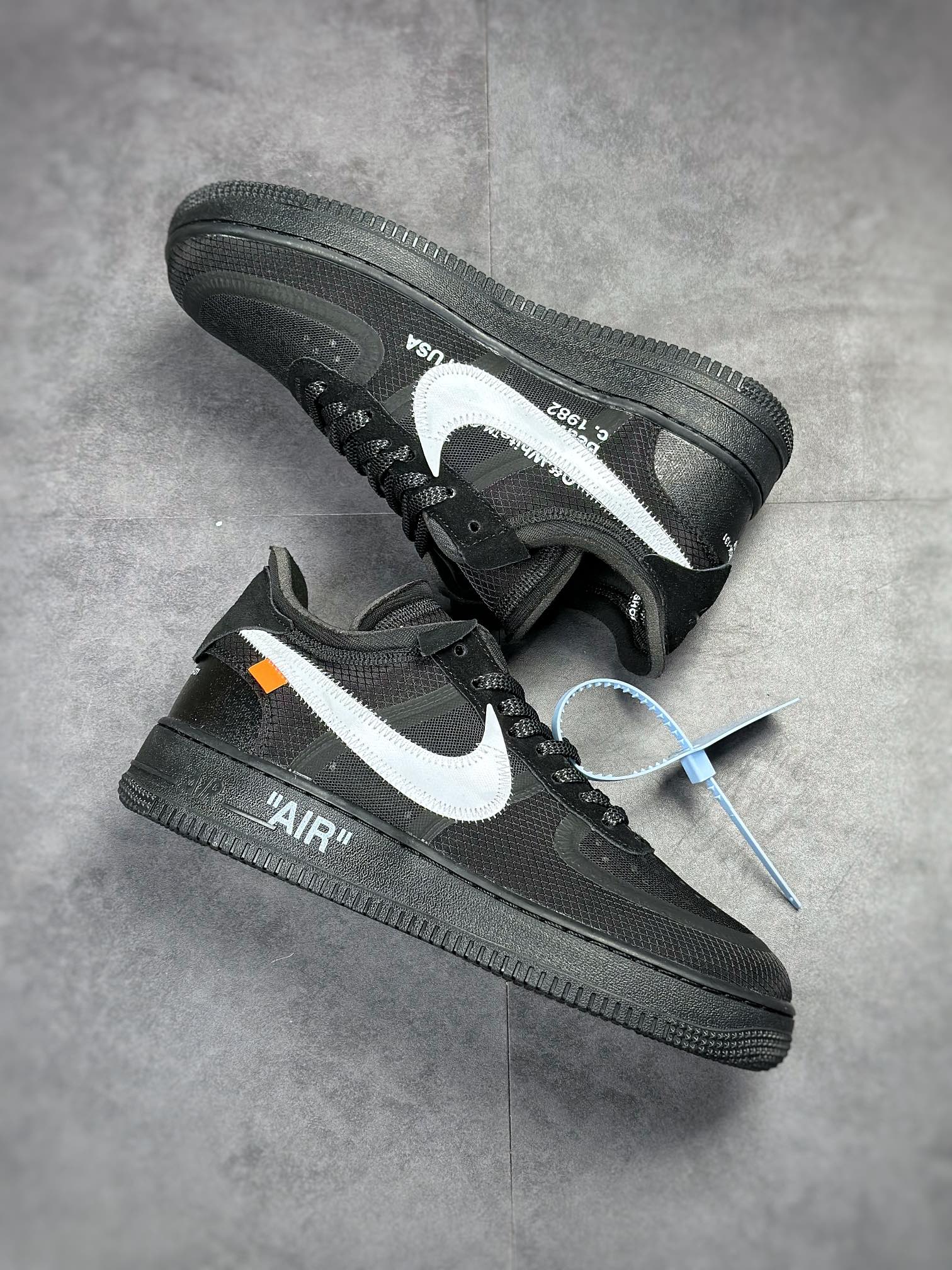 270 OFF-WHITE x Air Force 1 Low OW空军联名款黑白 AO4606-001