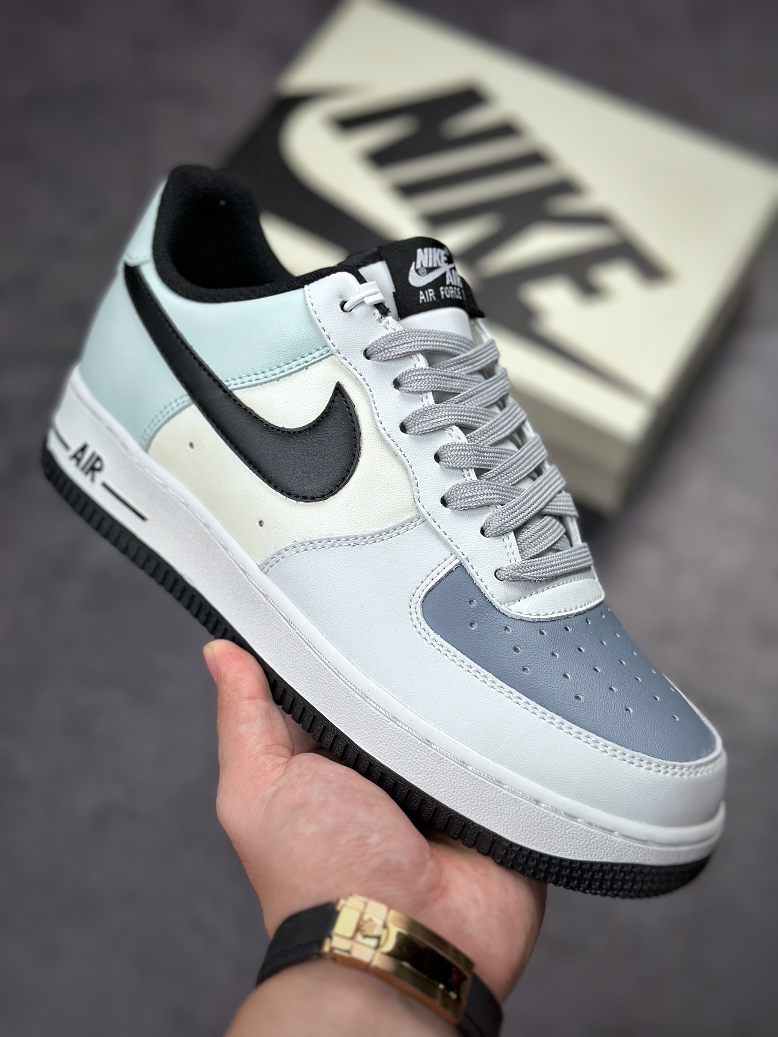 230 Nike Air Force 1 Low 07 浅蓝灰 GY5696-779