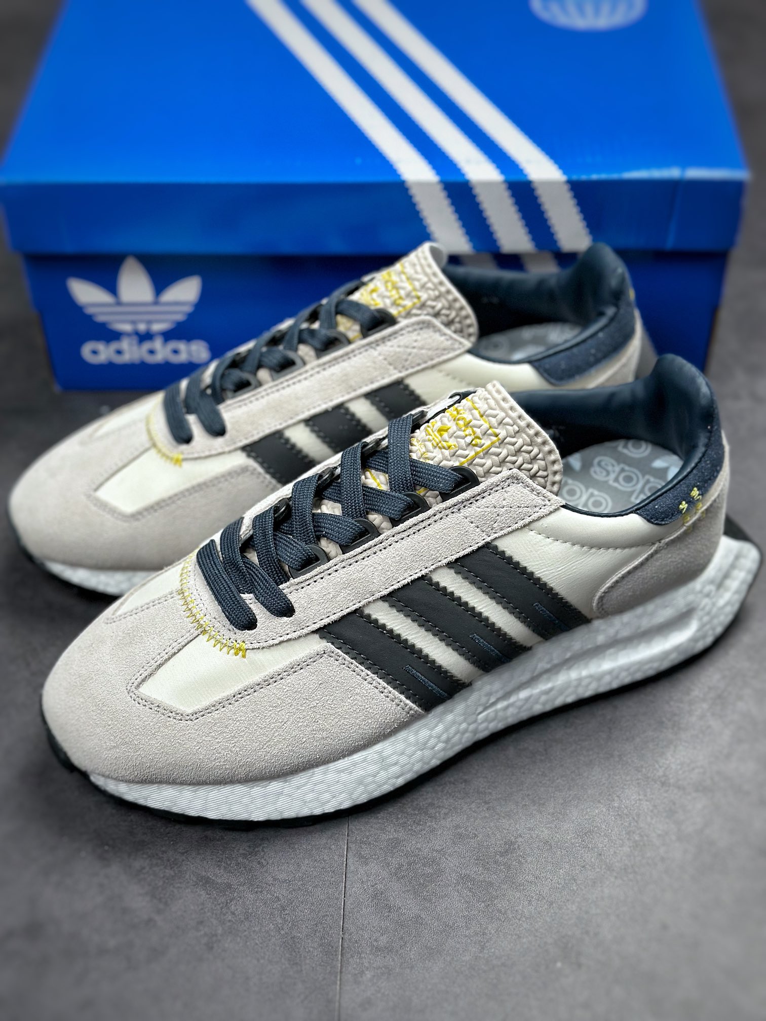 adidas Racing E5 Boost Prototype speed light retro series IG4807