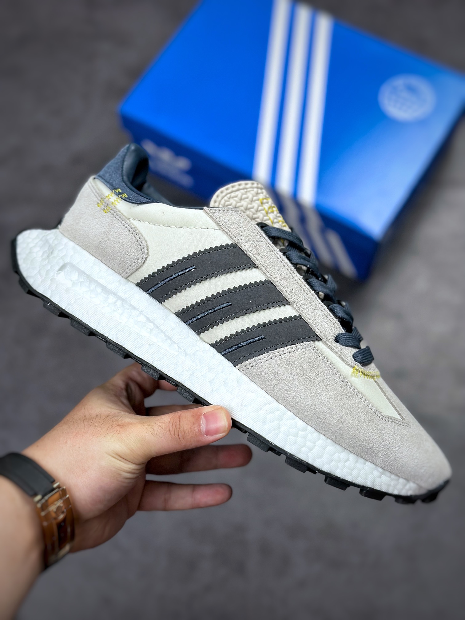 adidas Racing E5 Boost Prototype speed light retro series IG4807