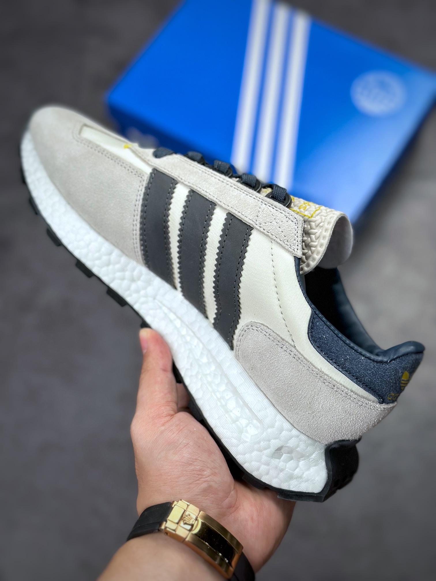 adidas Racing E5 Boost Prototype speed light retro series IG4807