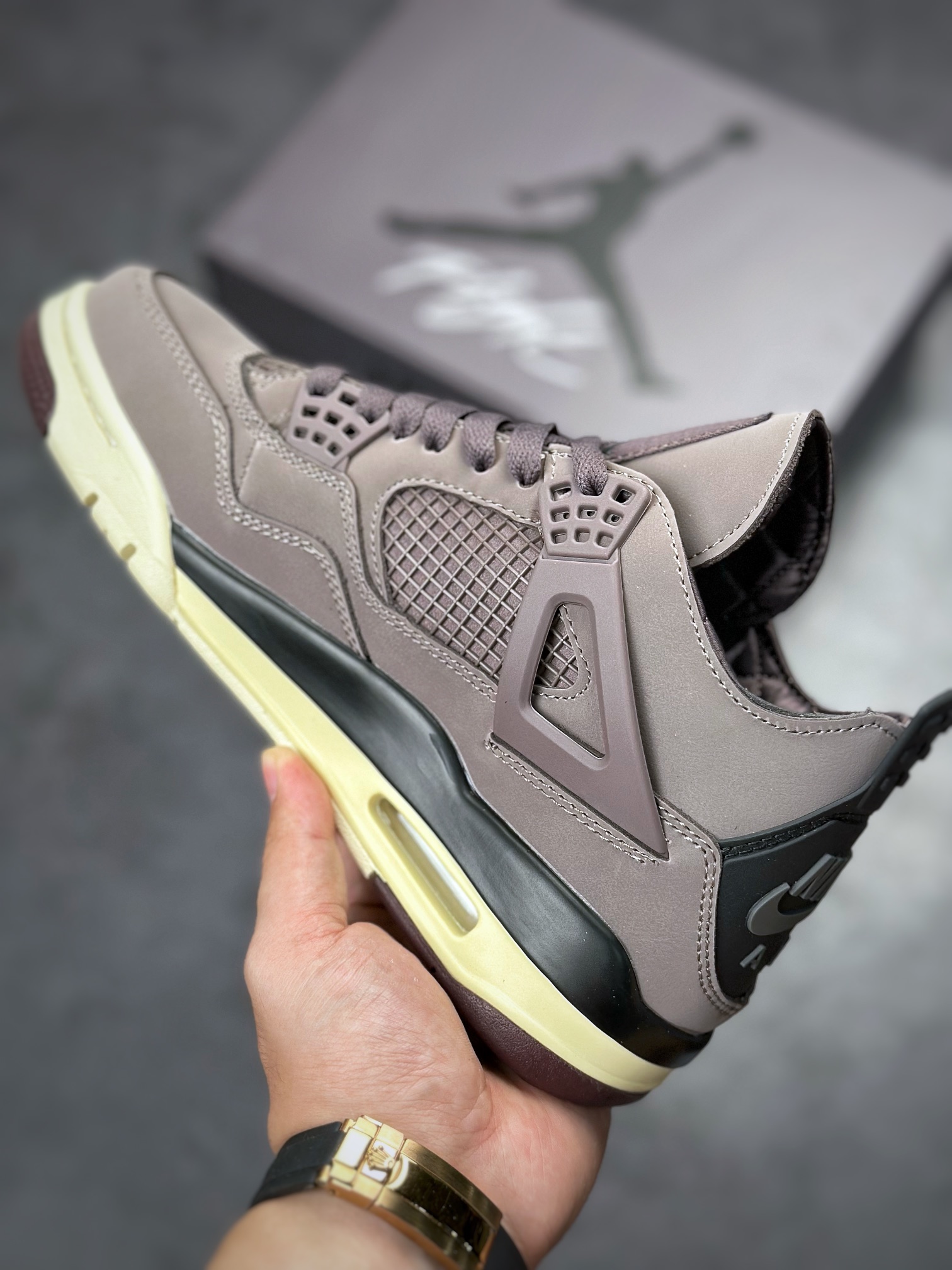300 Air Jordan 4 Retro 乔丹四代”Violet Ore” 复刻酒红色 DV6773-220