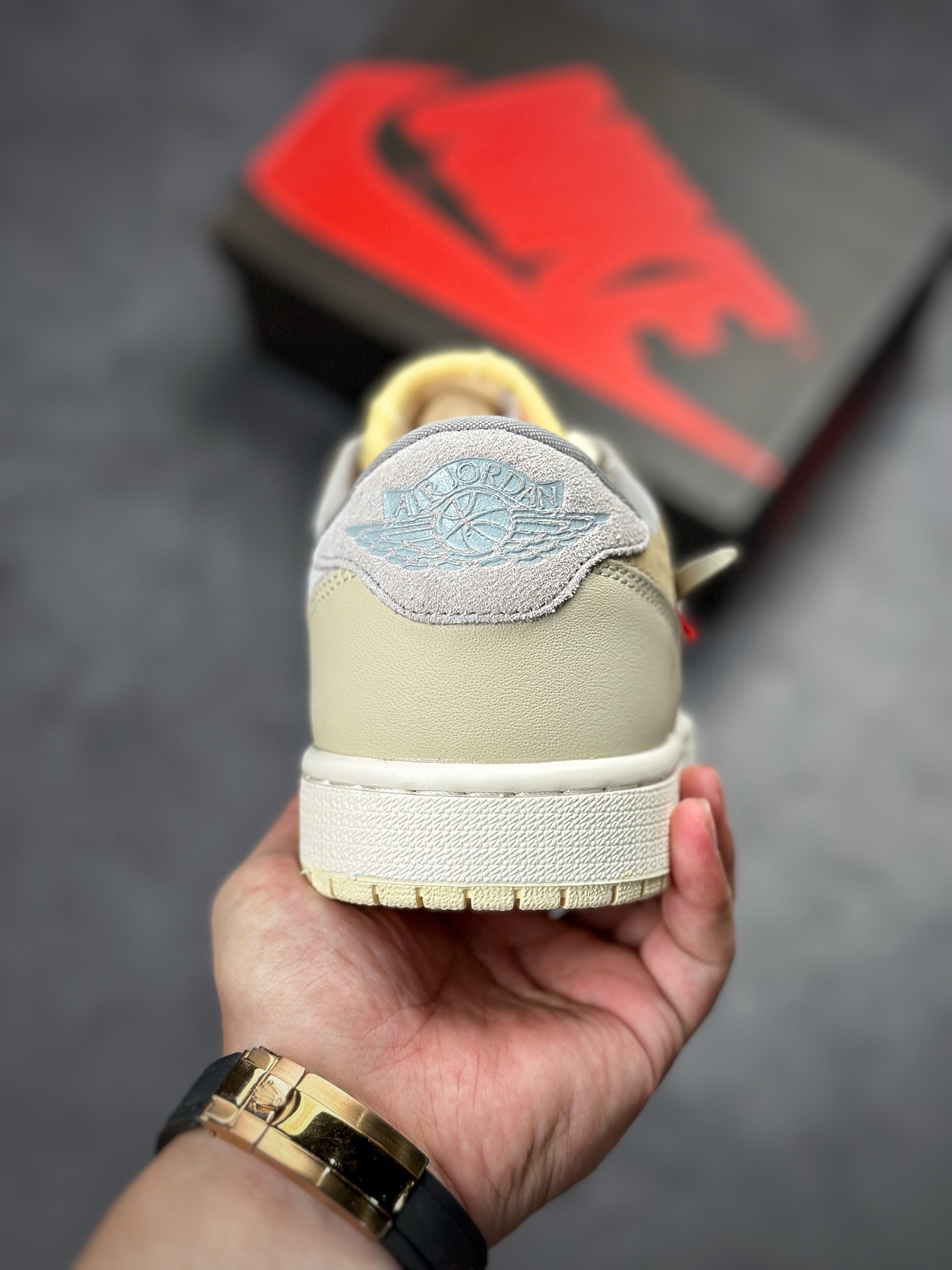 220 Air Jordan 1 Retro High OG OW米黄联名脚趾 CZ0790-102