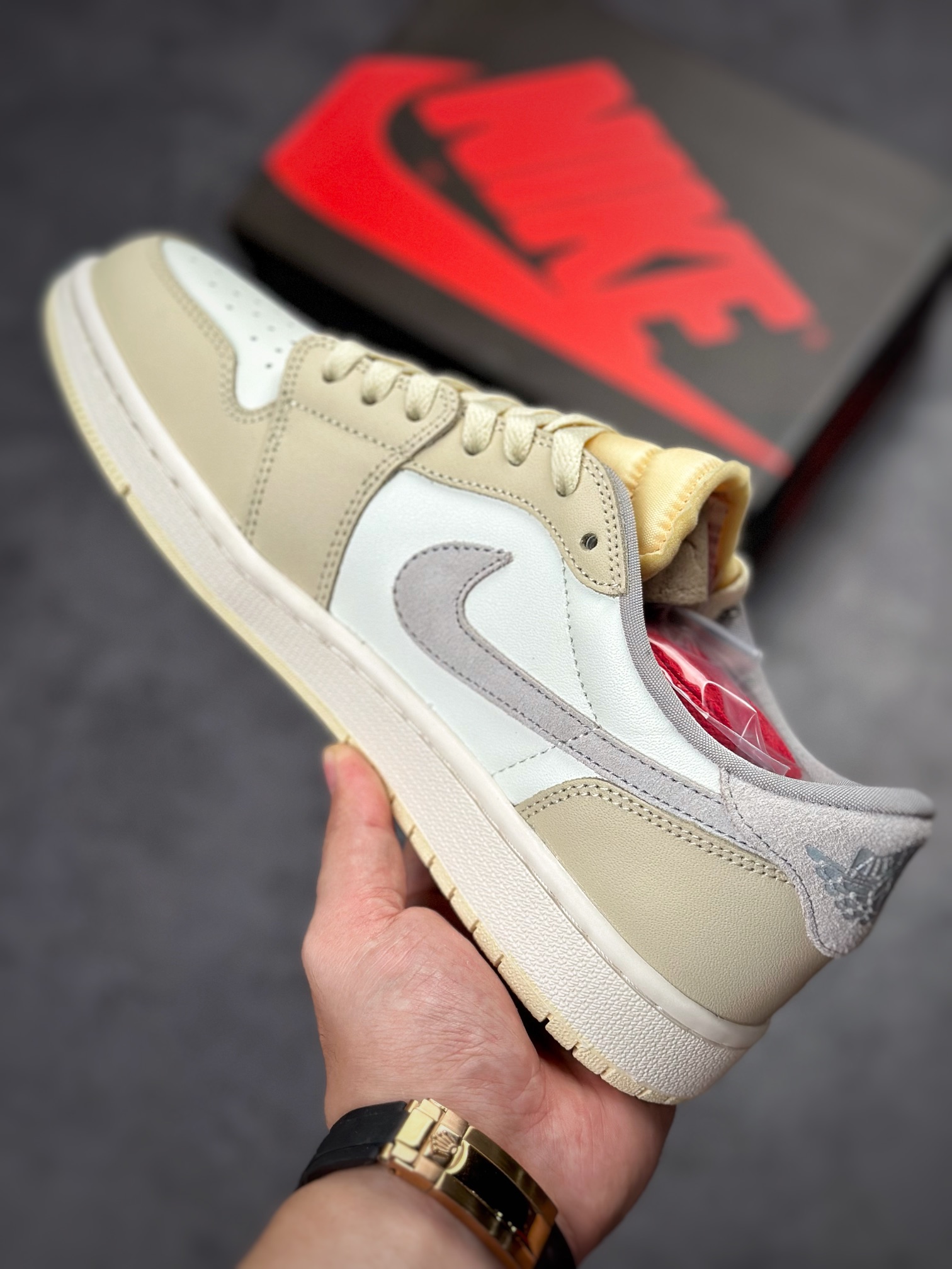 220 Air Jordan 1 Retro High OG OW米黄联名脚趾 CZ0790-102