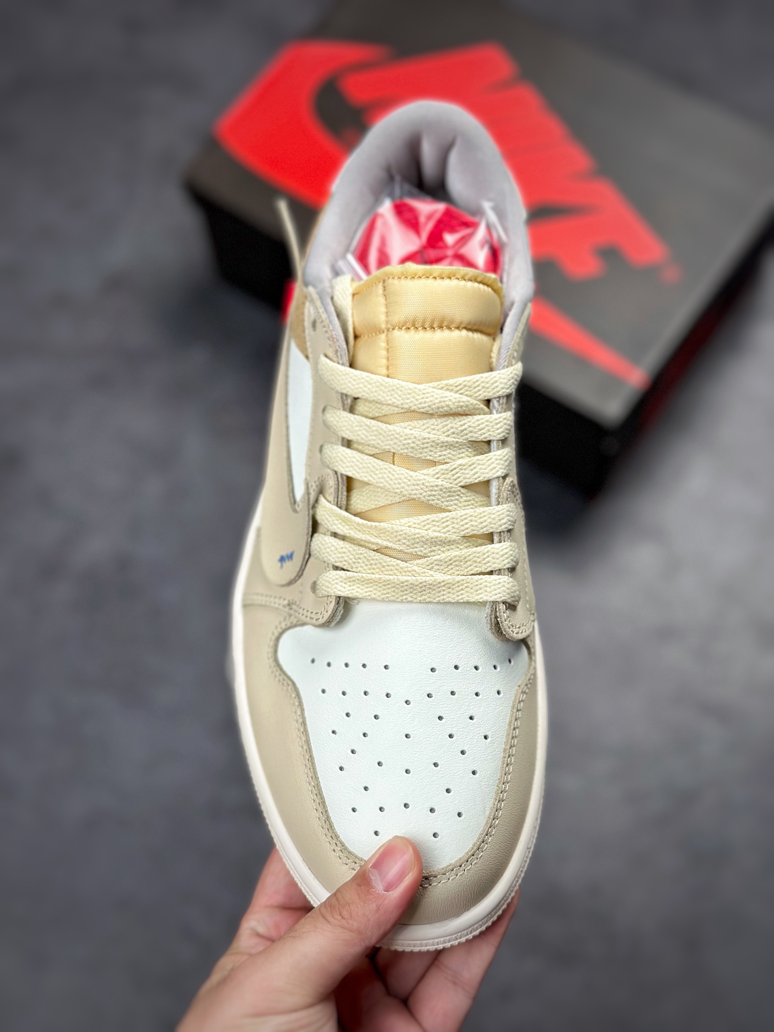 220 Air Jordan 1 Retro High OG OW米黄联名脚趾 CZ0790-102