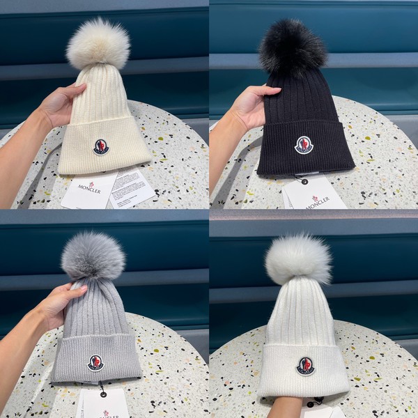 Moncler Hats Knitted Hat Weave Unisex Knitting Fall/Winter Collection