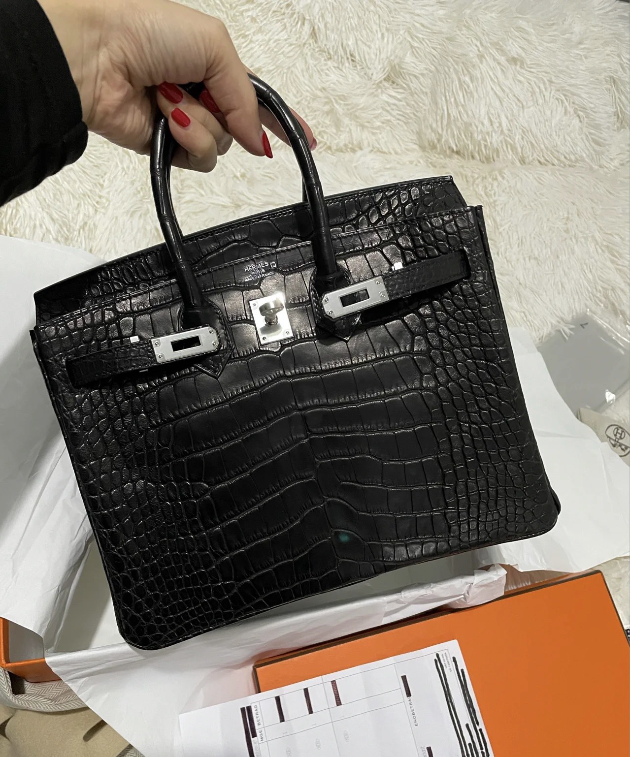 Hermes Birkin Sacs À Main Noir