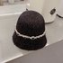 MiuMiu Hats Bucket Hat Straw Hat Black White Fall/Winter Collection