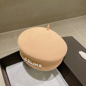 Best knockoff Celine Hats Berets Black Blue Khaki Wool Fall/Winter Collection