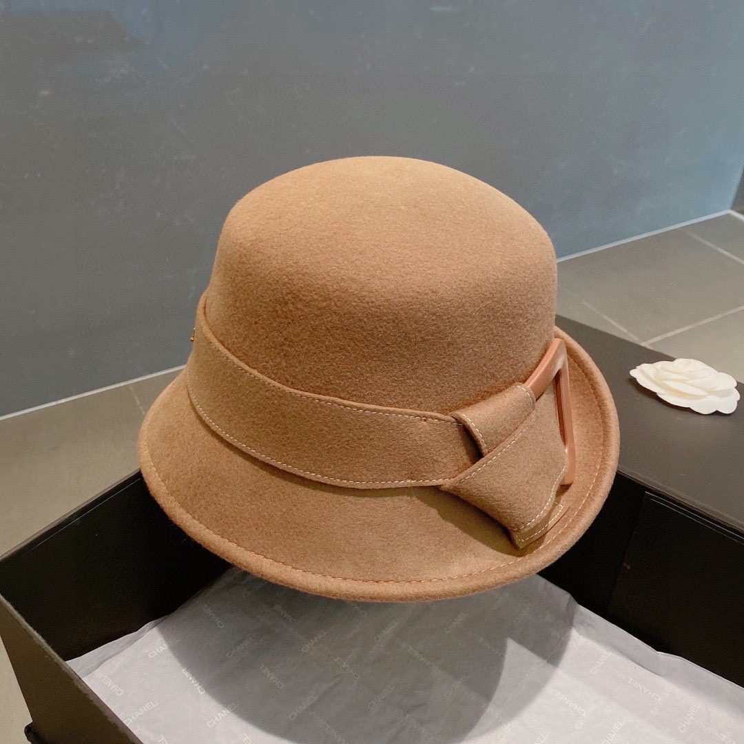 Chanel Luxury
 Hats Bucket Hat Wool Fall/Winter Collection