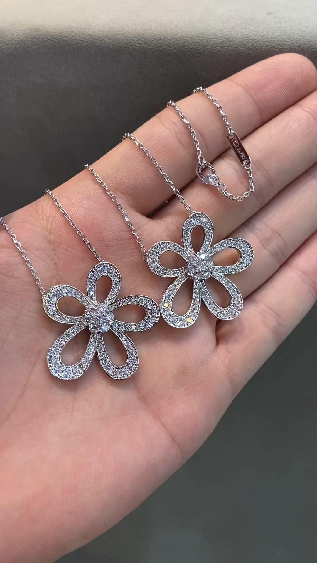 Van Cleef & Arpels vca满钻大花项链