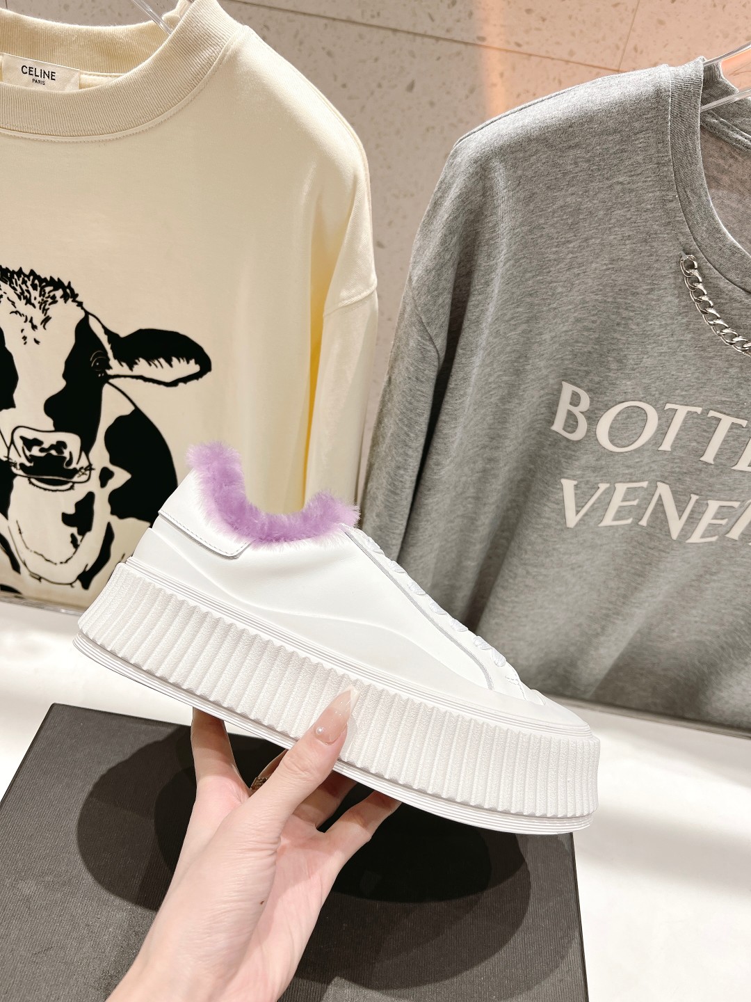 Stylish 2022 Kids’ White Shoes with Imported Wool Lining – Top Quality! - 图片 6