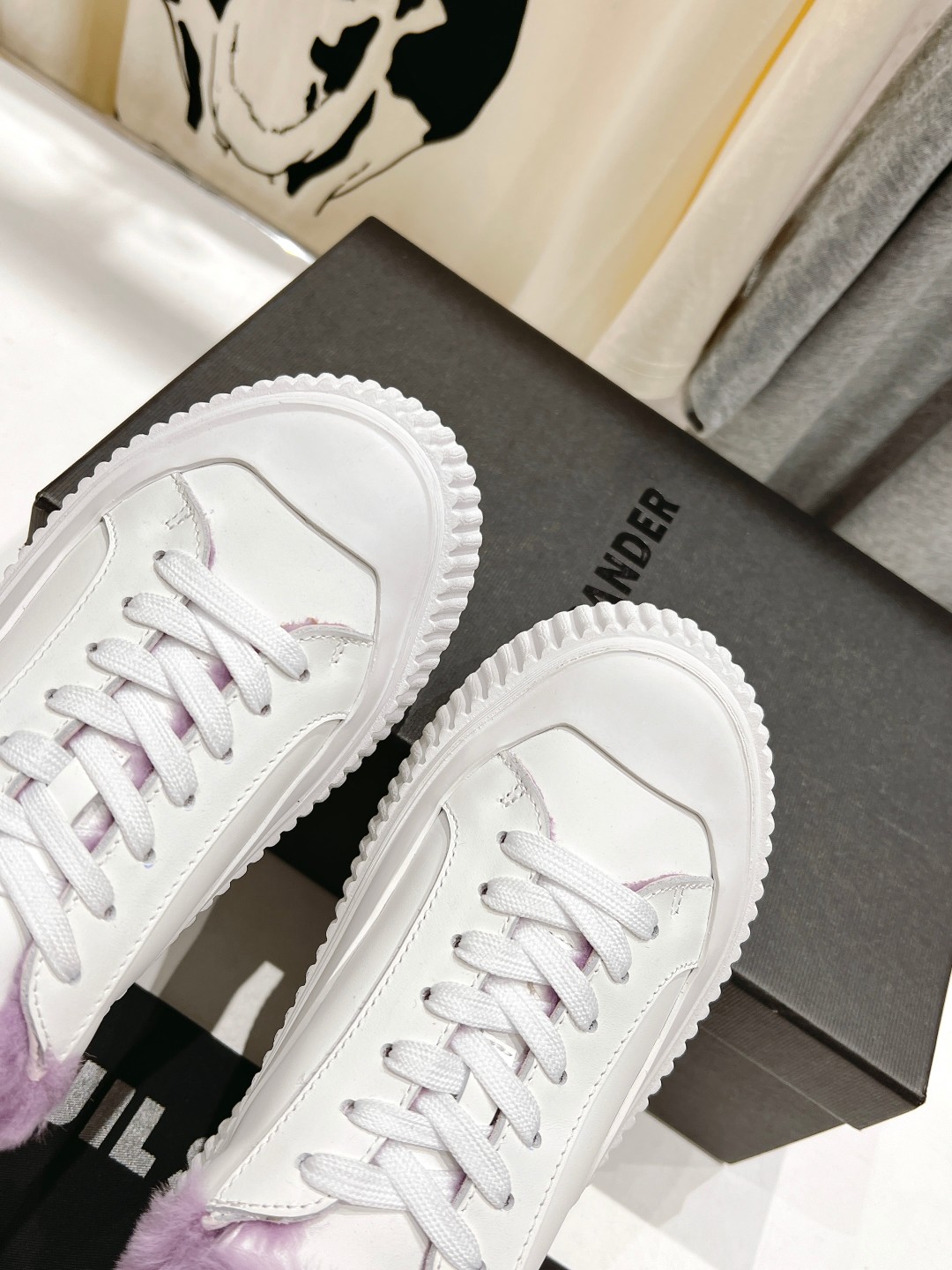 Stylish 2022 Kids’ White Shoes with Imported Wool Lining – Top Quality! - 图片 7