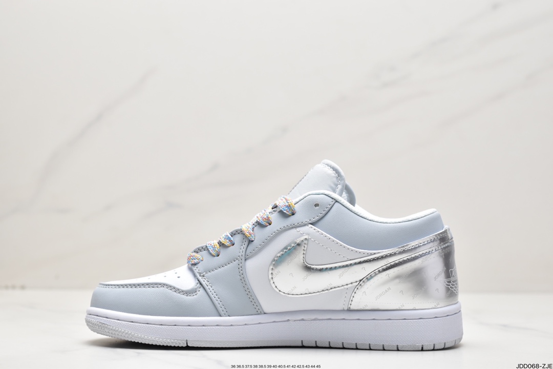 120 乔丹Air Jordan 1 Low SE 白银 撕撕乐 AJ1乔1低帮文化篮球鞋 DX6070-101