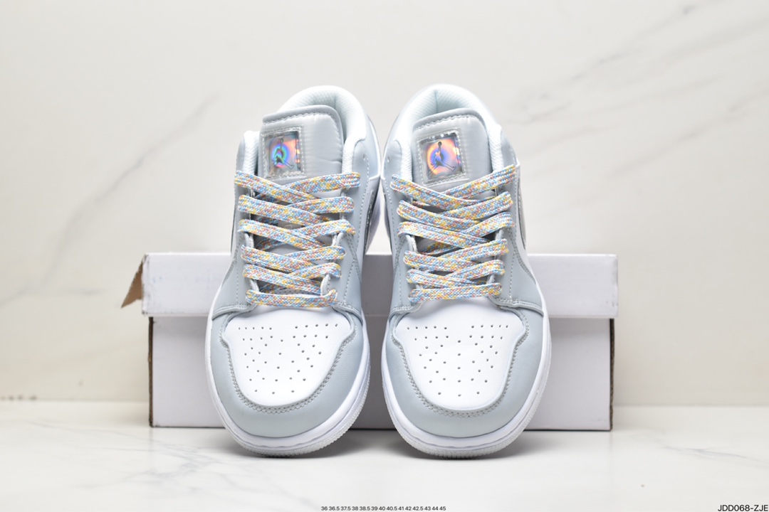 120 乔丹Air Jordan 1 Low SE 白银 撕撕乐 AJ1乔1低帮文化篮球鞋 DX6070-101