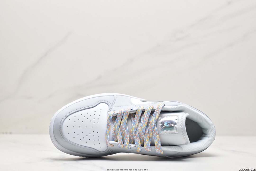 120 乔丹Air Jordan 1 Low SE 白银 撕撕乐 AJ1乔1低帮文化篮球鞋 DX6070-101