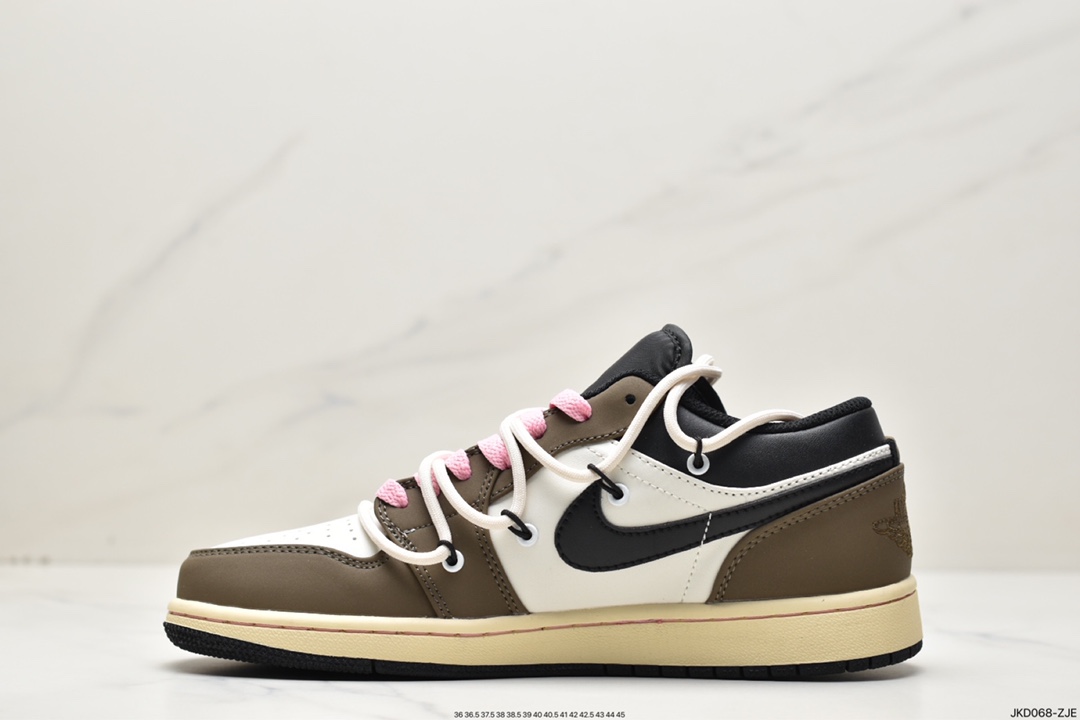 160 耐克Nike Air Jordan 1 Low”Black/Mystic Green”AJ1乔丹一代DH9765-832