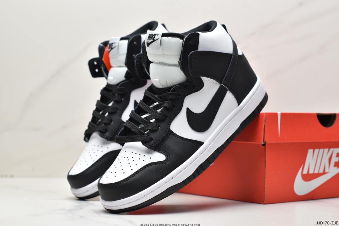 130 耐克Nike Wmns SB Dunk High”Panda”扣篮系列高帮休闲运动滑板板鞋DD1399-105