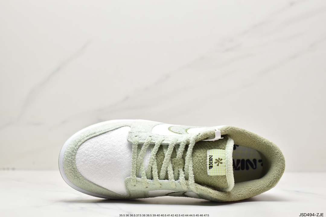 200 Dunk Low “Fleece” 白绿羊绒DQ7579-300