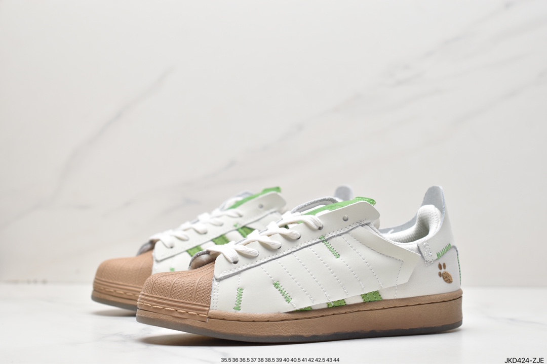 adidas Originals Superstar shell head classic casual sports shoes HO6342