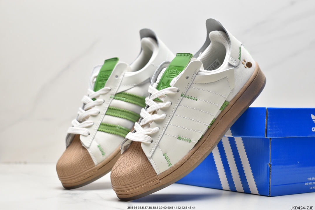 adidas Originals Superstar shell head classic casual sports shoes HO6342