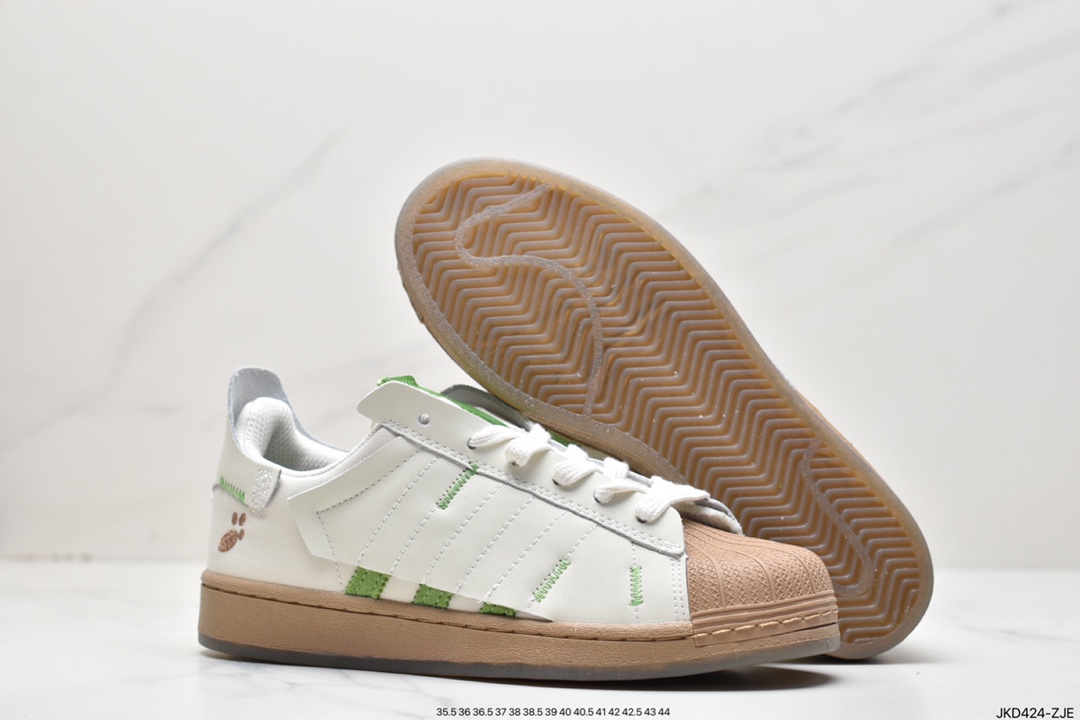 adidas Originals Superstar shell head classic casual sports shoes HO6342