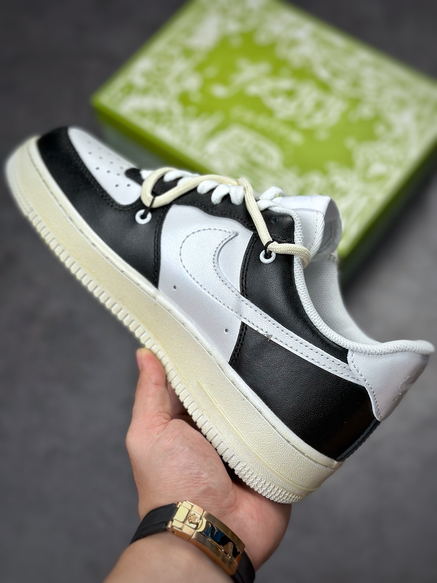 250 Nike Air Force 1 Low 07 骷髅脚趾黑白 CW2288-111